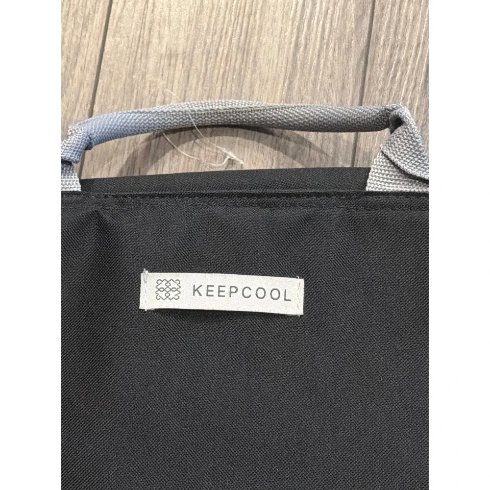 KeepCool Insulated Thermal Bag Black Large Catering Grocery Tote Shoulder Strap